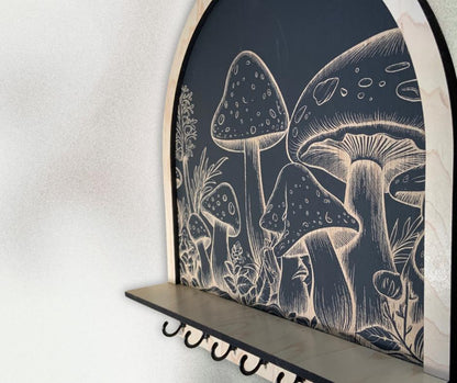 Cottagecore Mushroom Key and Jewelry Holder