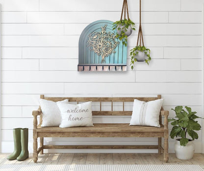 Arched Bouquet Key and Jewelry Holder