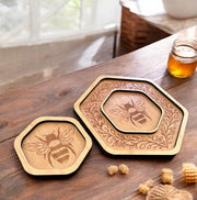 Nested Bee Catchall Tray Set