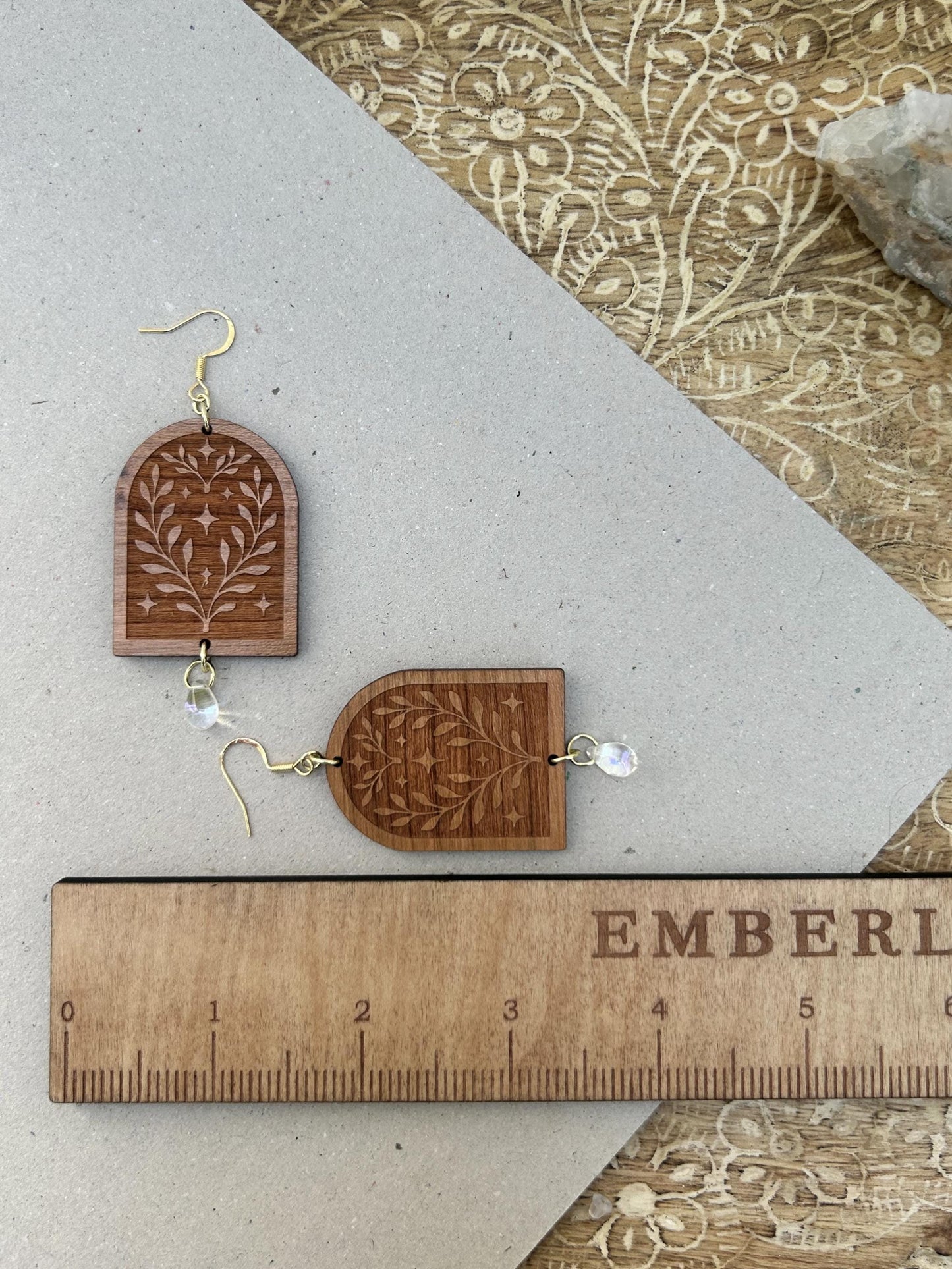 Floral Escape Dangle Earrings