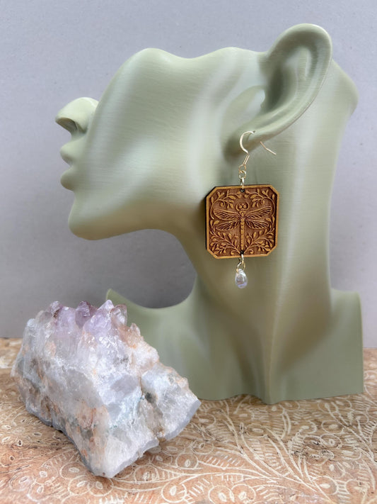 Dragonfly Dangle Earrings