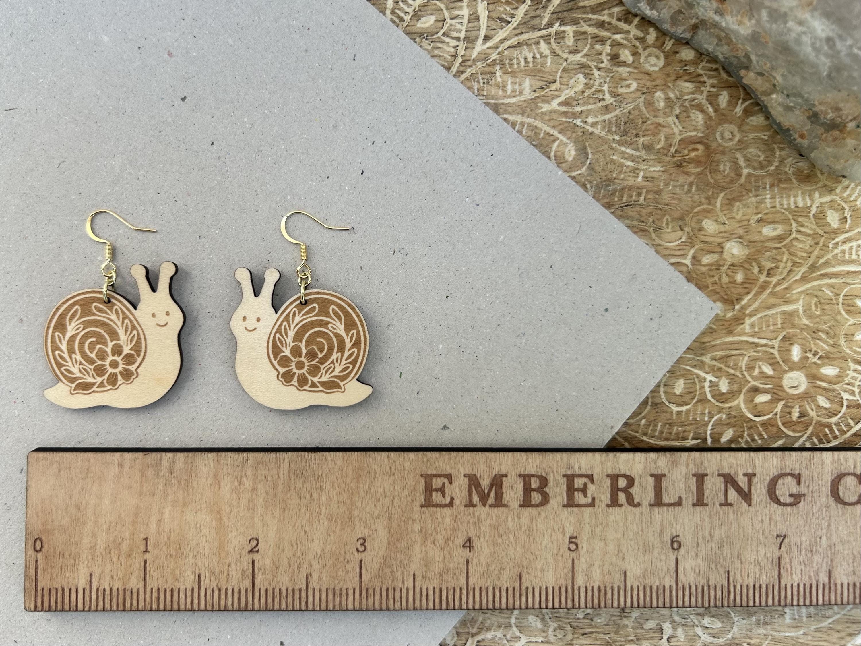 Boho Snail Earrings