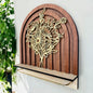 Rustic Floral Arch Earring Holder
