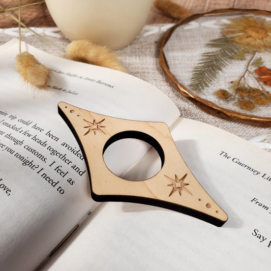 Thumb Book Page Holder  Wooden Reading Accessory  Book Holder Gift  Bookish Merch  Page Holder for Readers & BookTok Gifts