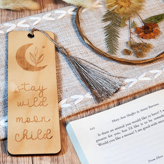 "Stay Wild Moon Child" Quote Bookmark