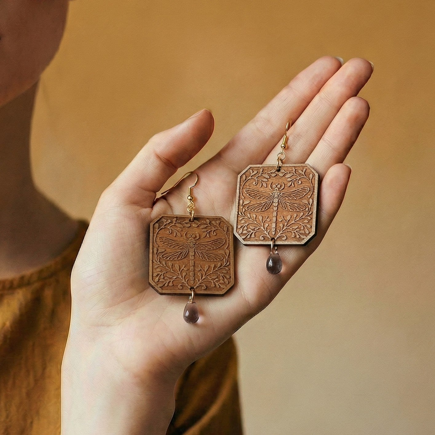 Dragonfly Dangle Earrings